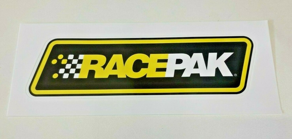 Racepak Sticker Decal Genuine US Import 7" Width