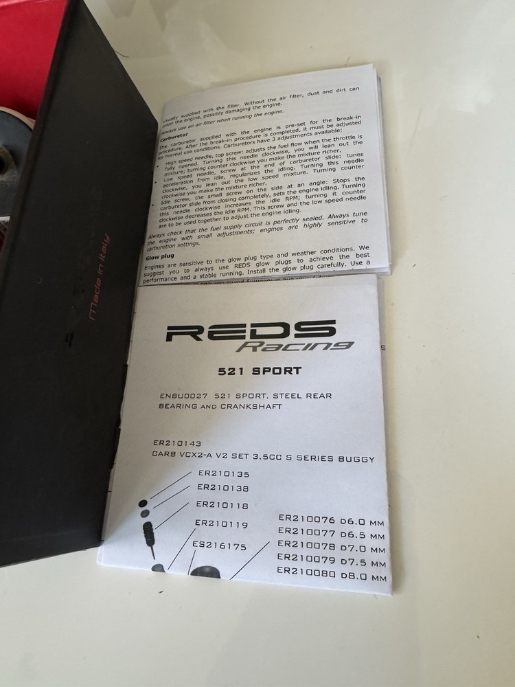 Reds 521 Sport RC Engine