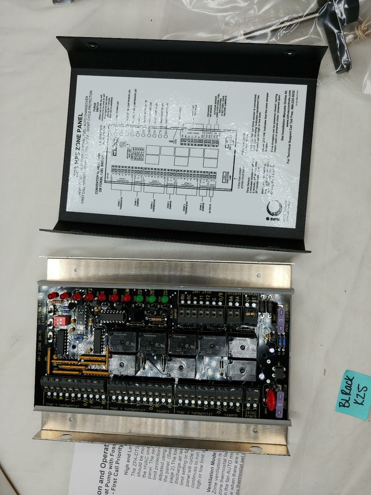 iO HVAC Controls ZP3-HPS-KIT 3-Zone 3H/2C Control Panel Kit
