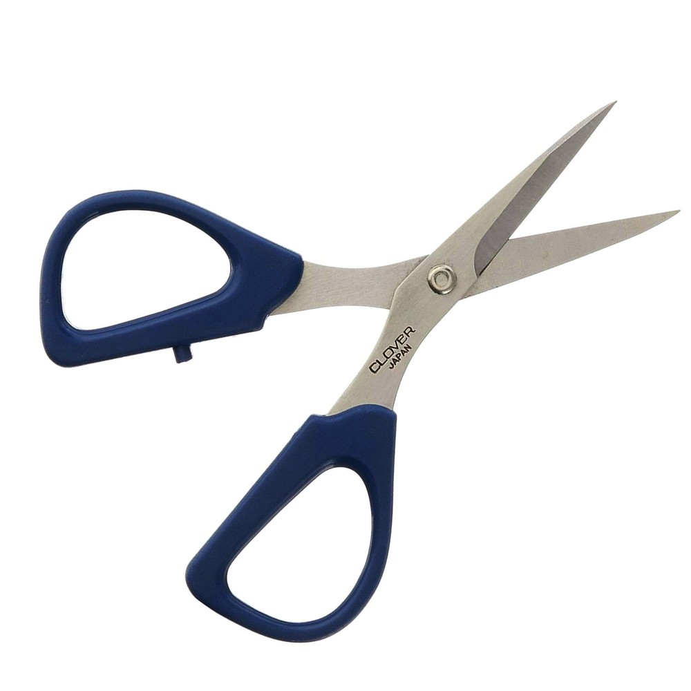 Clover Patchwork Scissors 4-1/2 Inch Pointed Tip Mini Scissors 493/CW