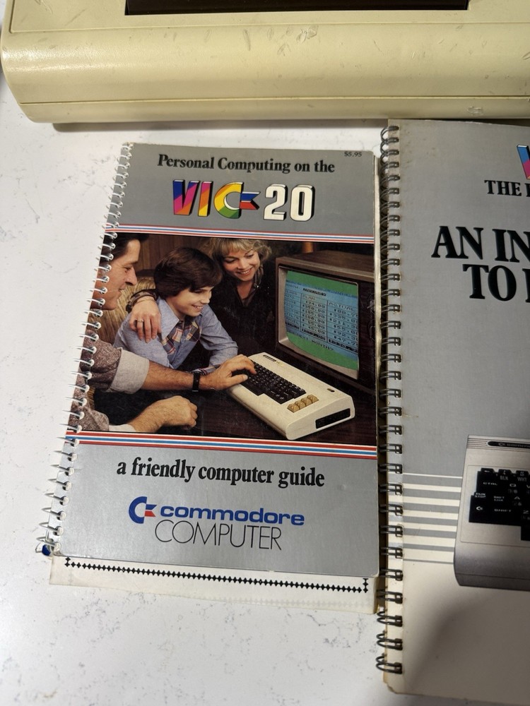 Commodore VIC20 Computer CIB Tested Working W Box Manuals Retro Vintage PC
