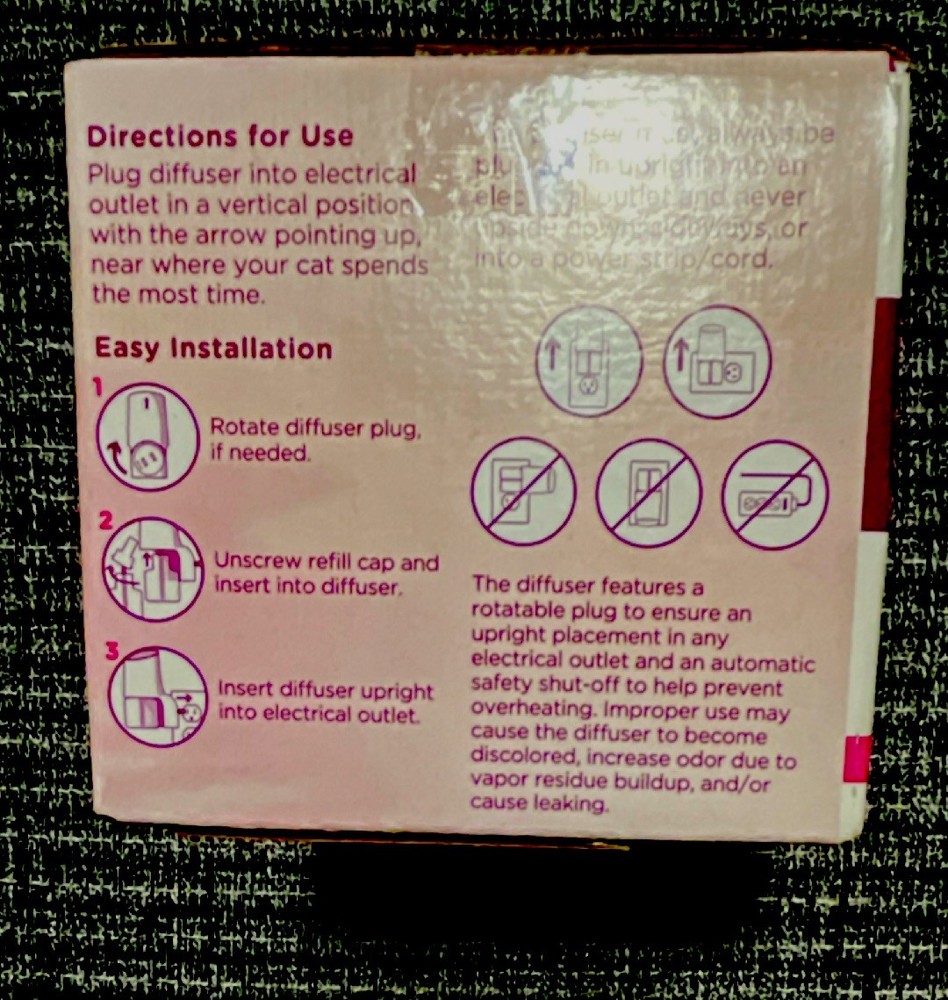 Comfort Zone Pheromone Diffuser Refill 6-Pack for Cats Model 100538643