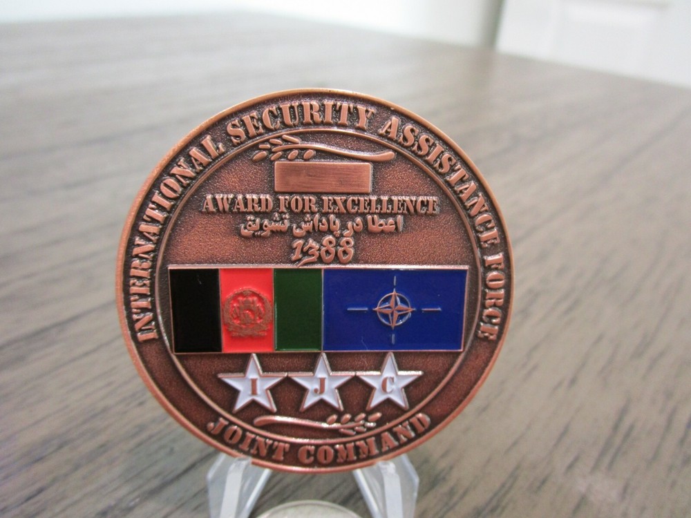International Security Assistance Force Joint Command ISAF GWOT Challenge Coin