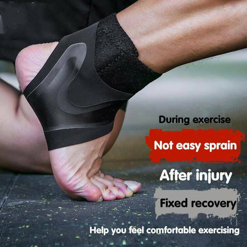 Ankle Support Brace Compression Adjustable Heel Stabilizer Foot Protector Strap