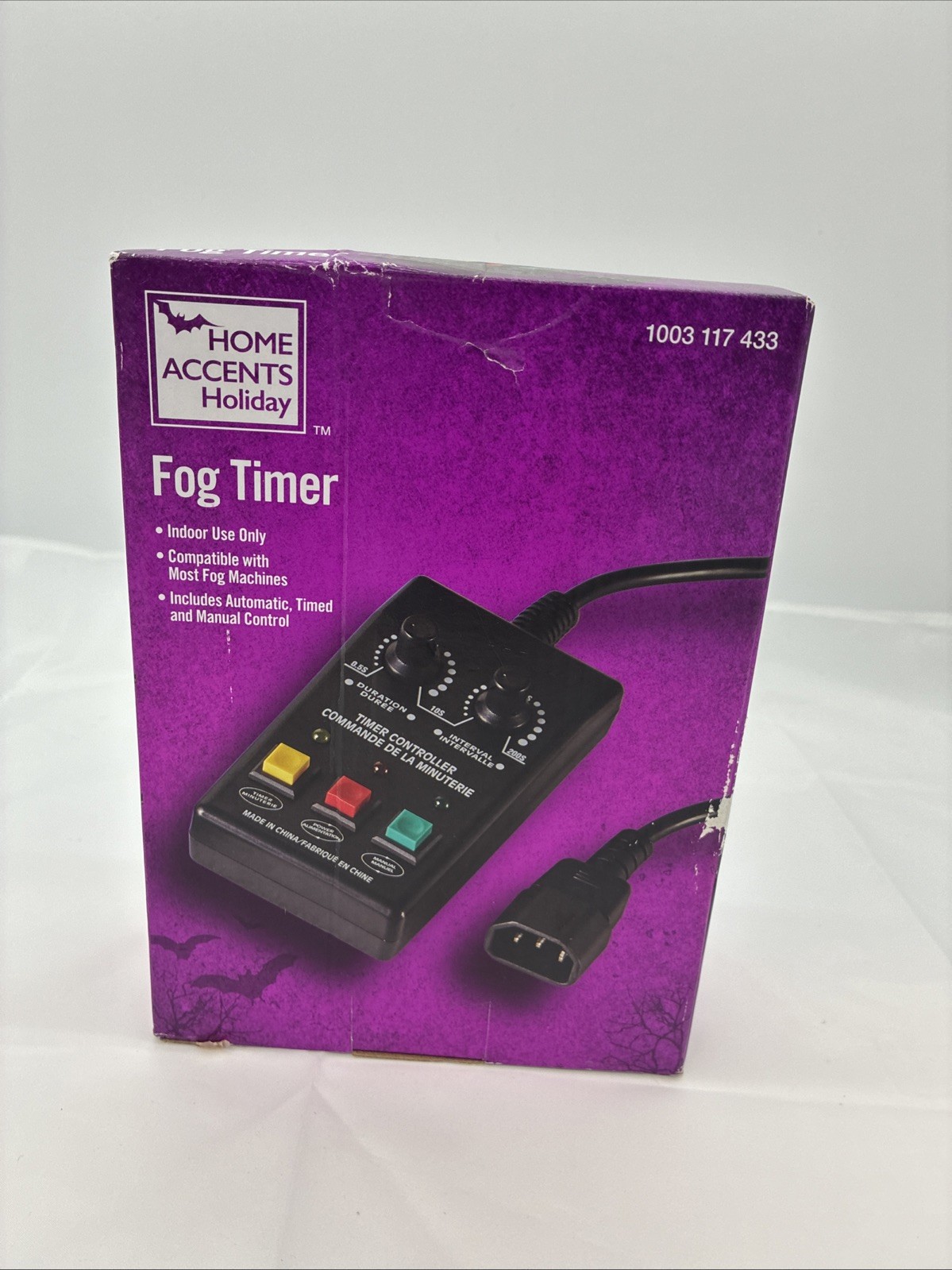 Home Accents Holiday Fog Machine Timer 21SV01974