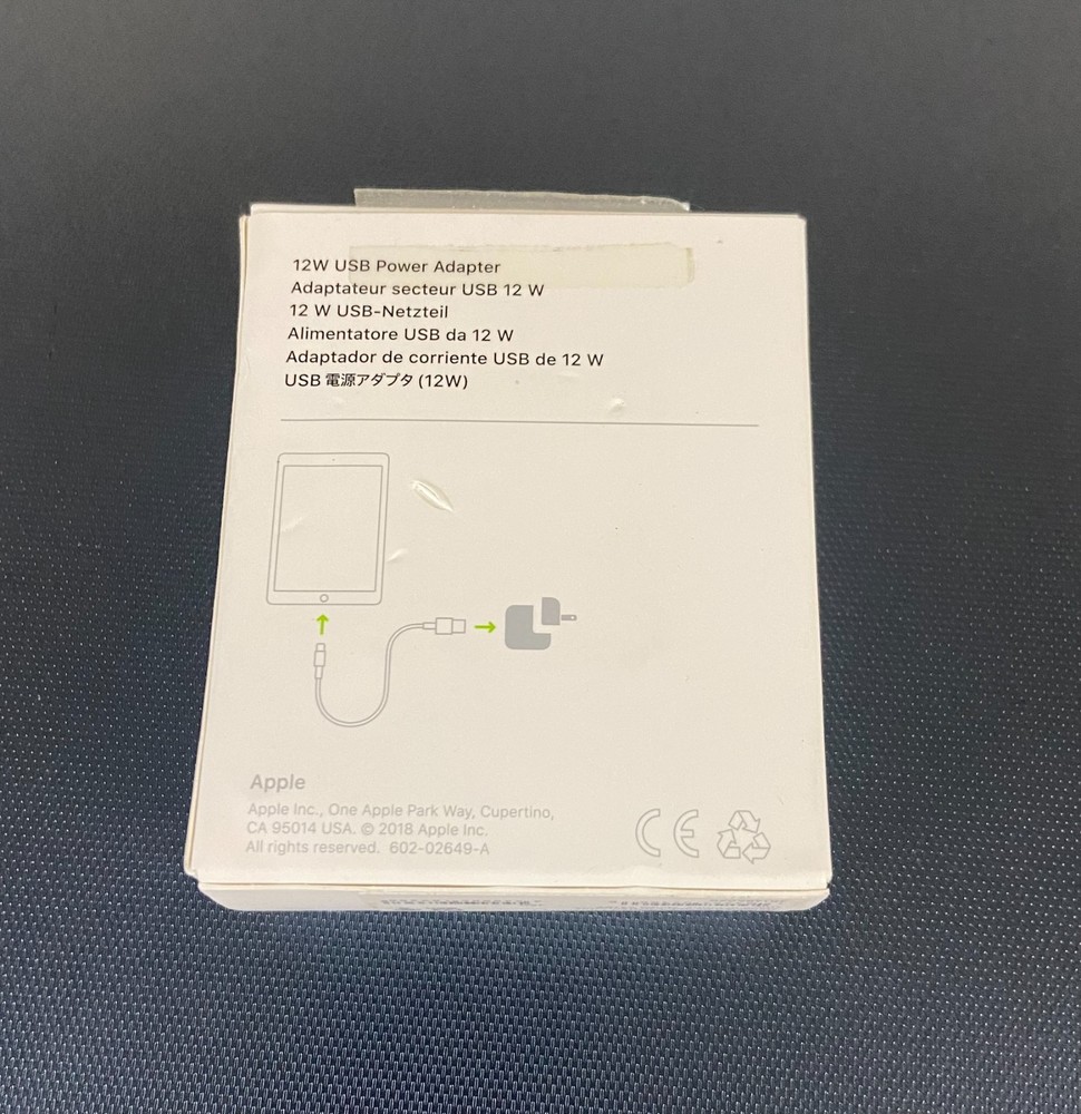 Apple A2167 12w usb power adapter