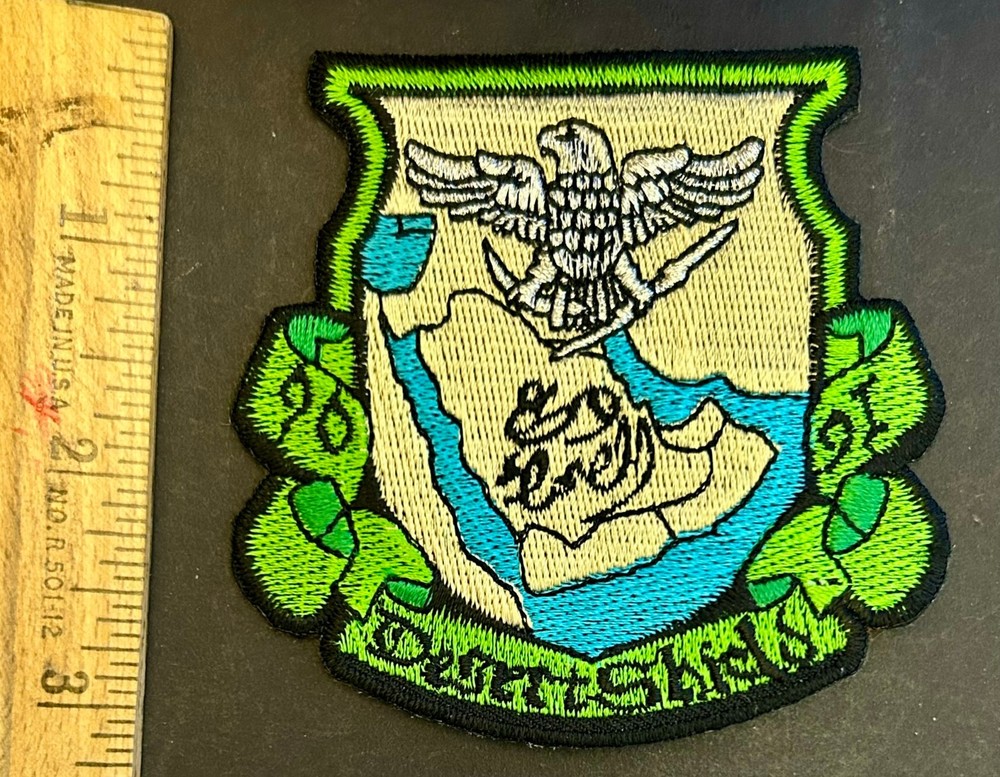 Desert Shield 1991 Eagle Saudi Arabia Patch Green Desert Storm