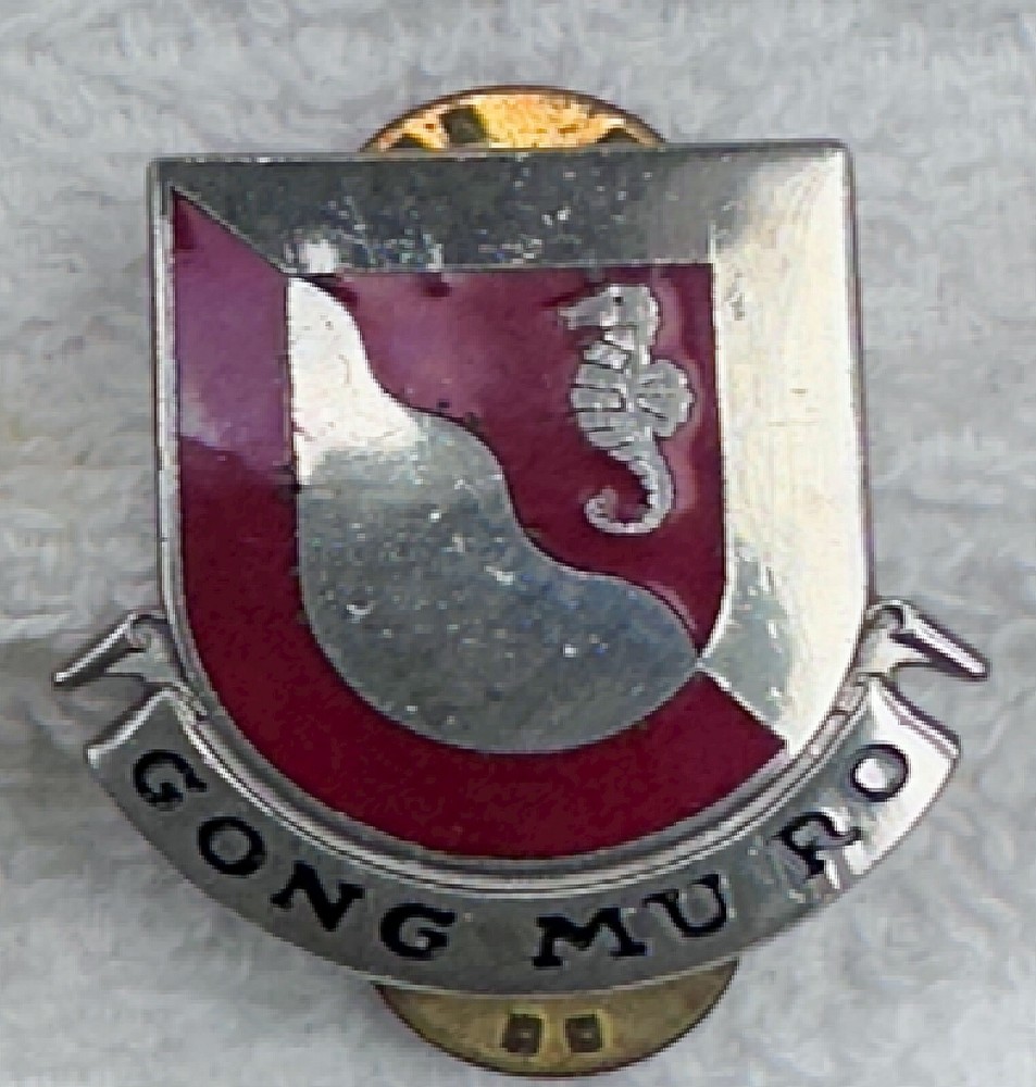 Original:  14th  Engineer  Bn   DI / DUI / crest  CB  65  RR