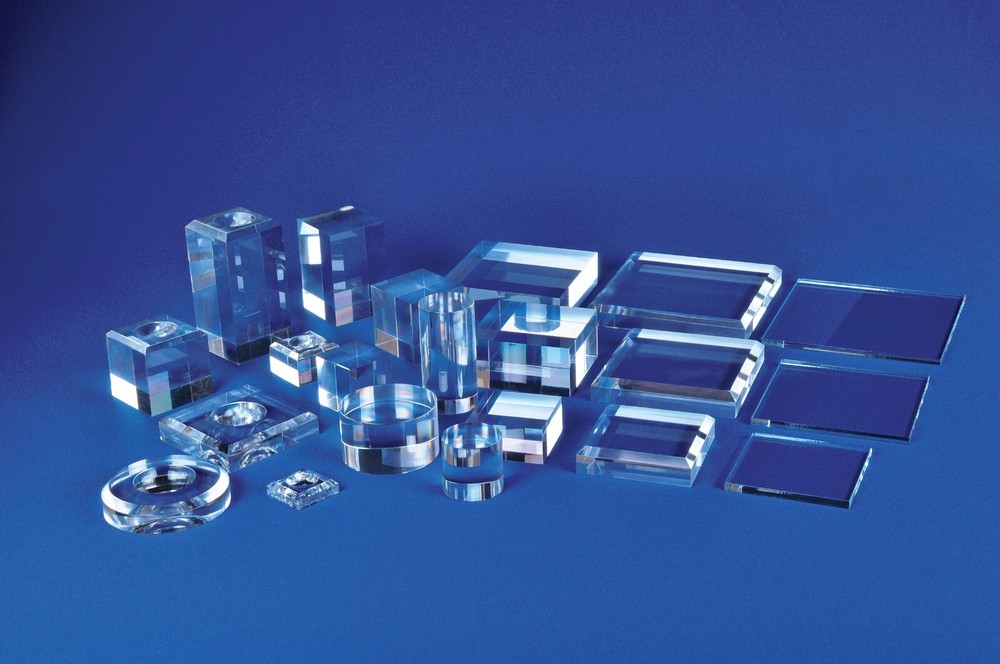 Clear Acrylic Solid Display Column 3" Diameter by 6" Tall