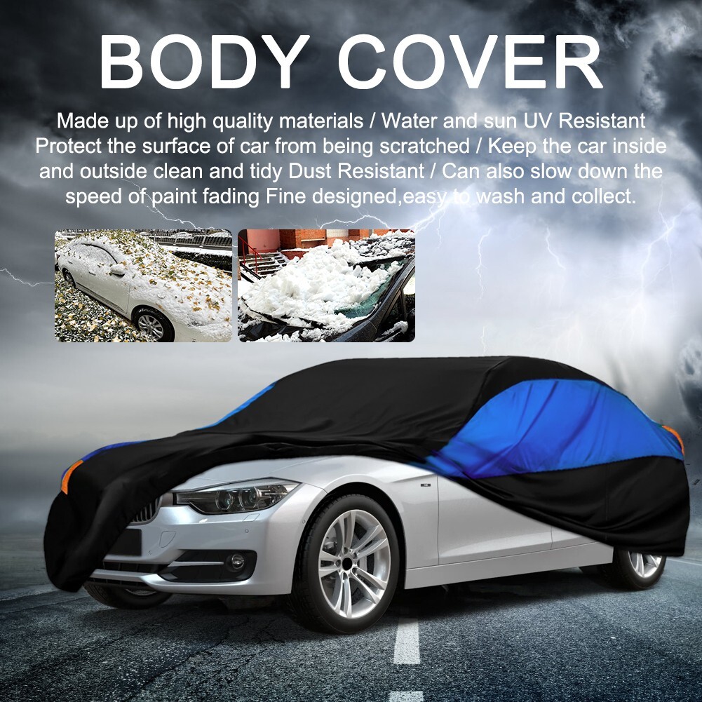 For Honda Civic Full Car Cover Outdoor All Weather Dust UV Resistant Protection