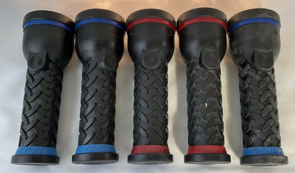 5 - ZENON HEAVY DUTY RUBBER FLASHLIGHTS