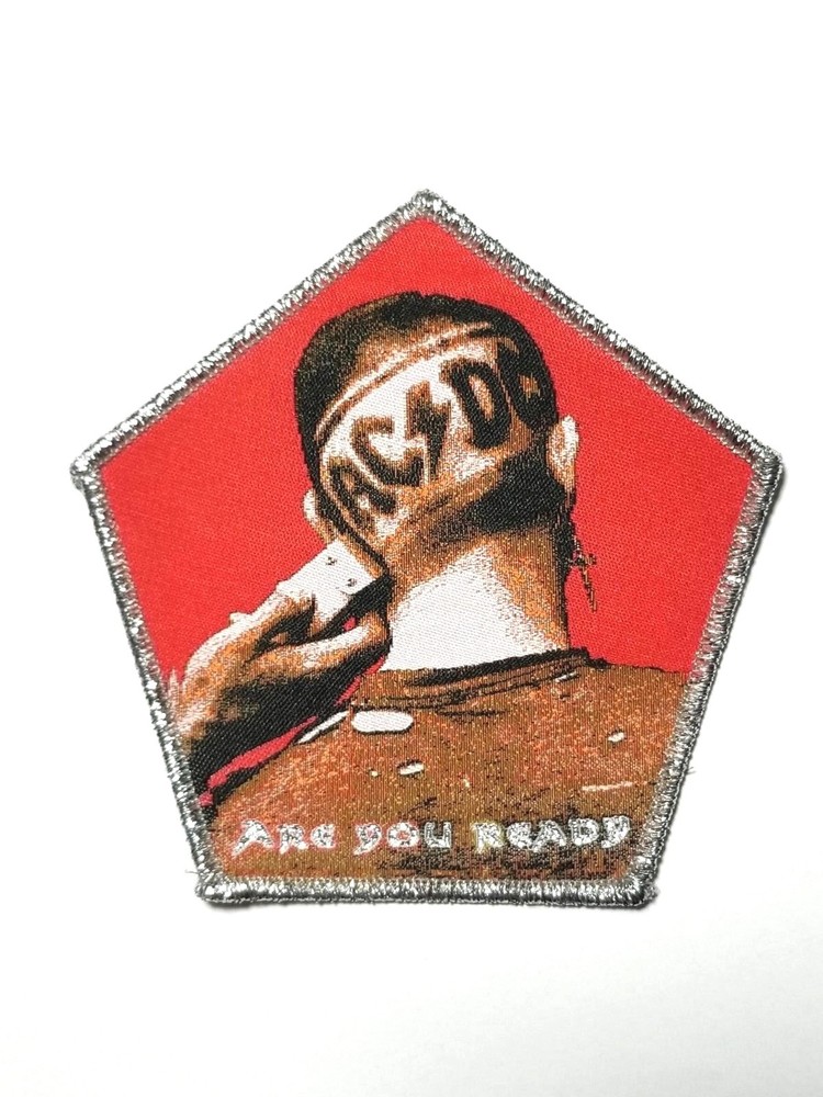 ACDC ( are you ready ) WOVEN  PATCH