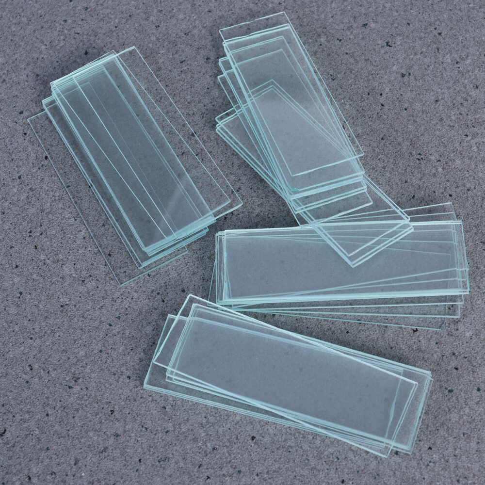 Blank Microscope Slides and Square Cover Glass for for Optical Microscope