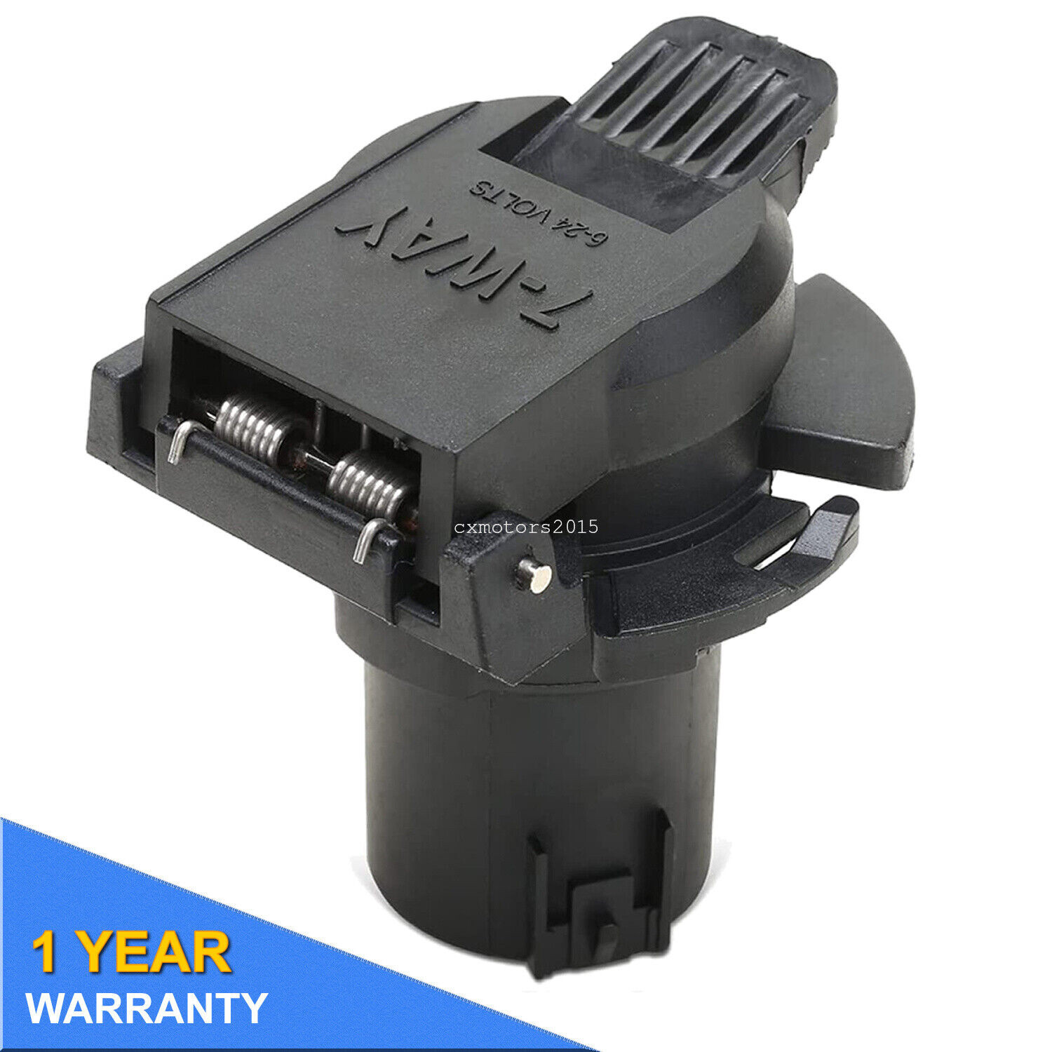 For GMC Sierra 1500 2500 99-12 RV Trailer Connector Plug 7 Way Hitch Twist Mount