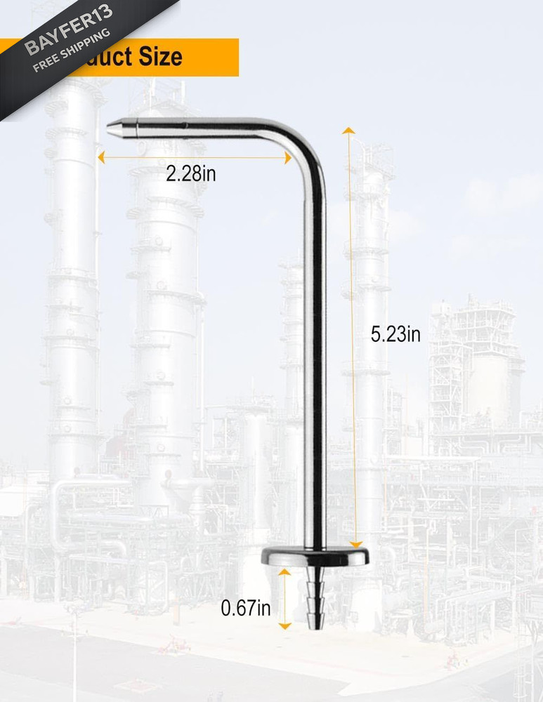 ZIBOO ASP2 Static Pressure Probes (Two-Pack)