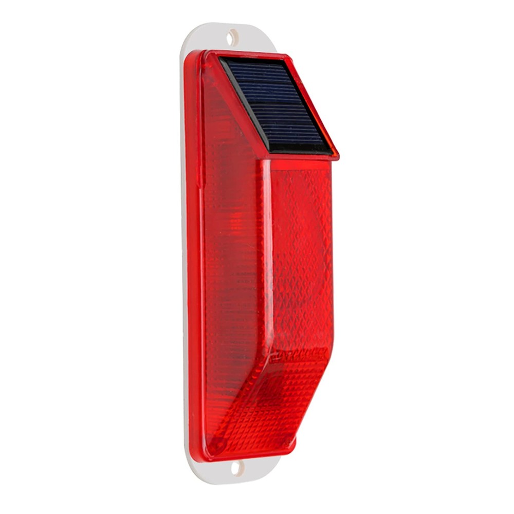 Solar Strobe Warning Light: Sensitive LED Warning Lamp High Bright Waterproof...