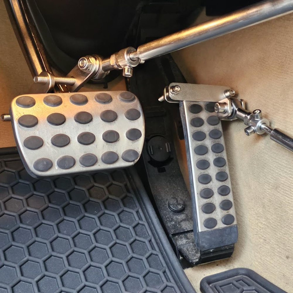 Hand Controls for Disabled Drivers Push and Pull for Automatic Cars, a Permanent