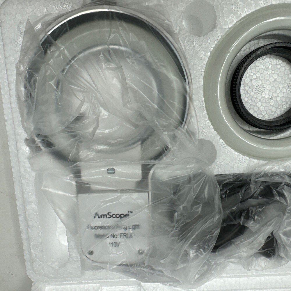 AmScope FRL8 8W Stereo Microscope Fluorescent Ring Light NEW