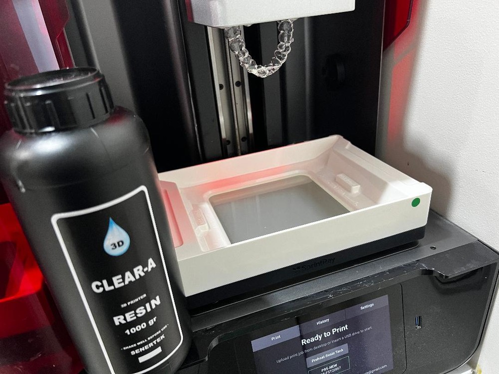 DLP SLA LCD 3d printer CLEAR ALIGNER resin