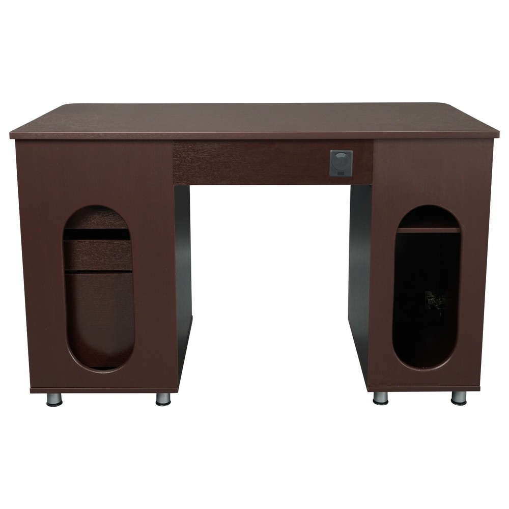 Techni Mobili Complete Computer Desk Workstation with Multiple Storage Drawers