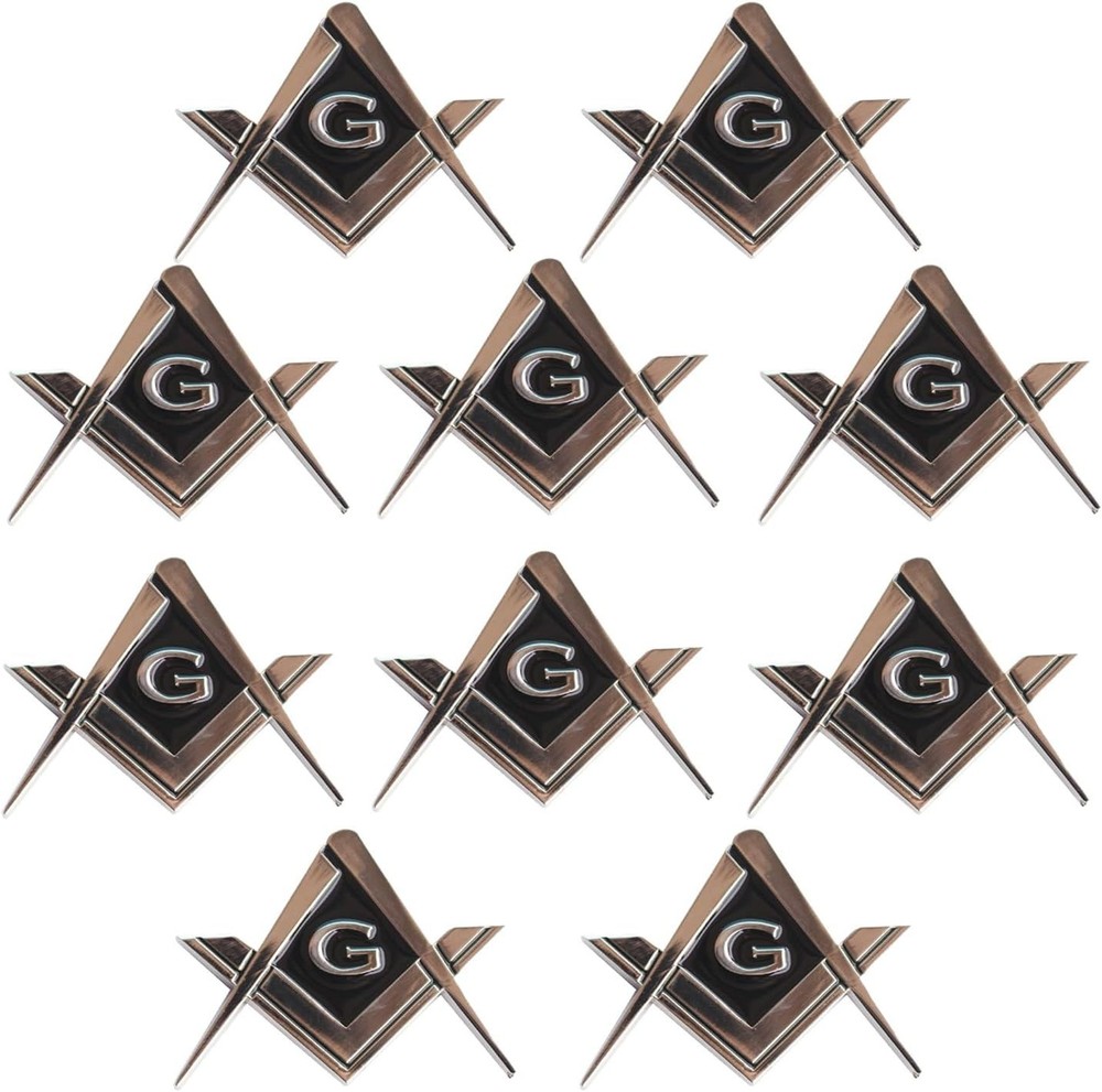 Square and Compasses Car Decal