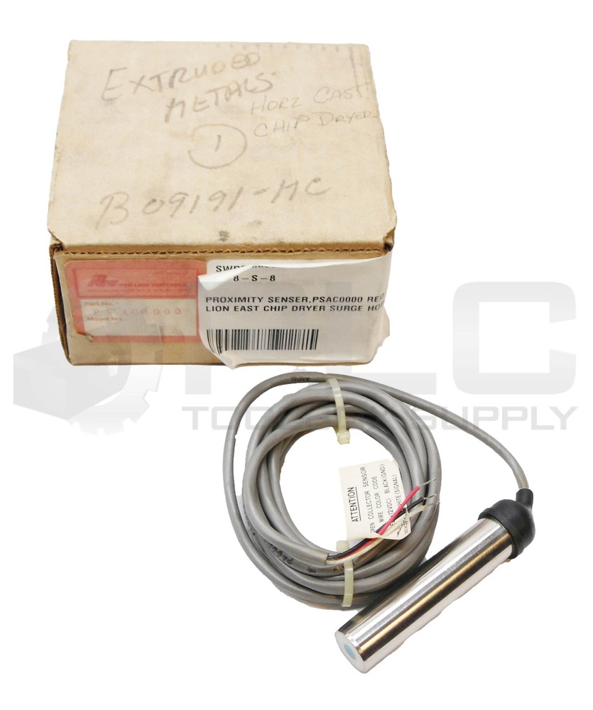 NEW RED LION PSAC0000 PROXIMITY SENSOR 10' CABLE *READ*