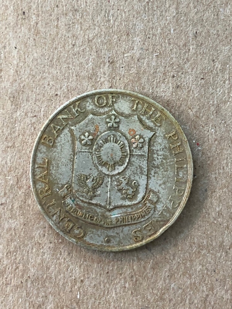 1966 PHILIPPINES COIN 25 Centavos