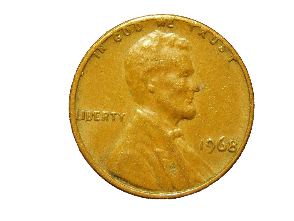1968  LINCOLN MEMORIAL CENT #3