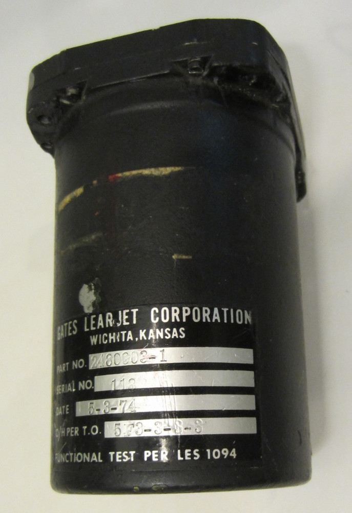 RARE GATES LEAR JET ALTIMITER P/N 2480003-1 WITH FUNCTIONING DIAL