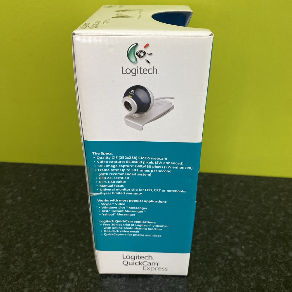 Logitech Quick Cam Web Camera Express (2008) NIB
