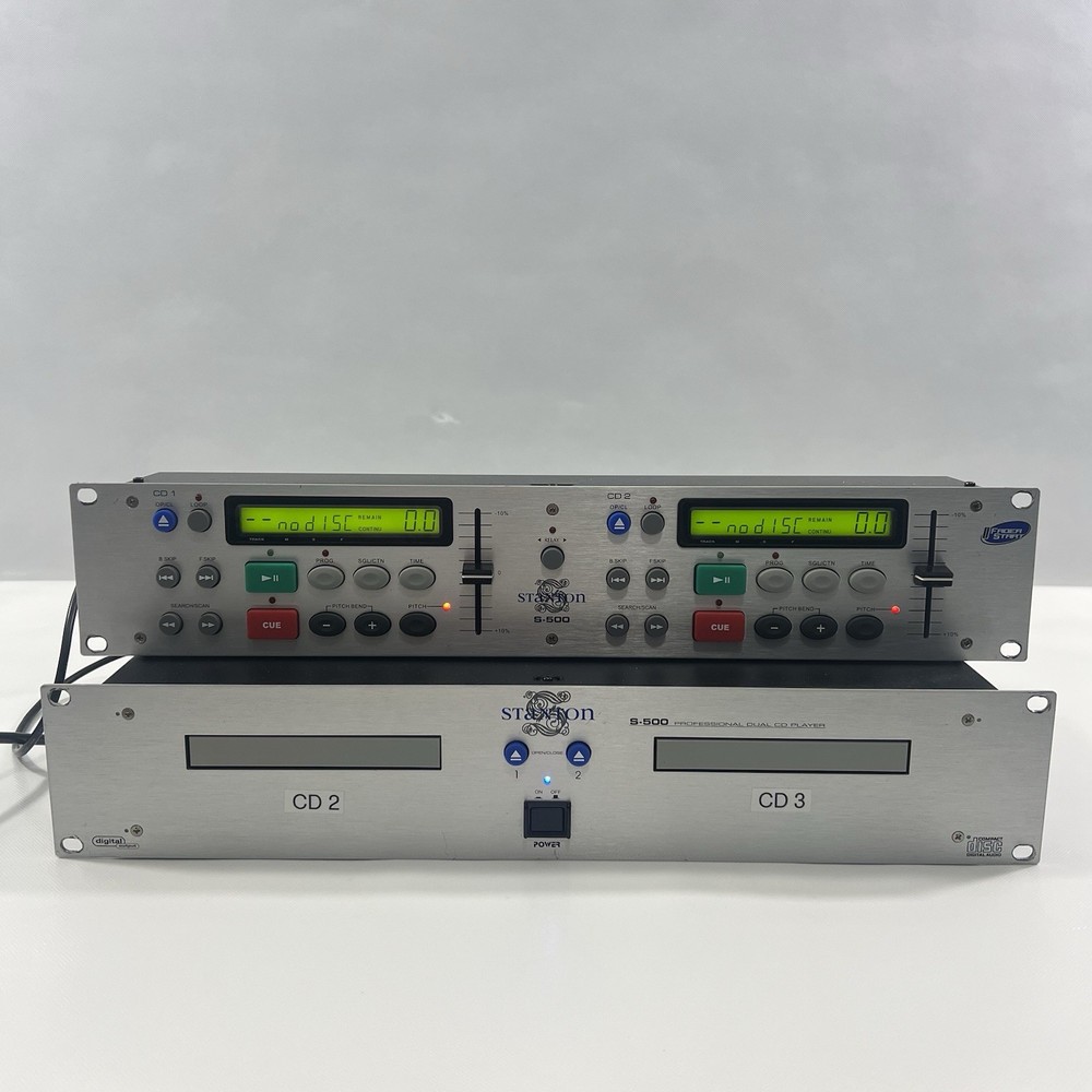 Stanton S-500 Professional Dual CD Player + Controller READ For Parts