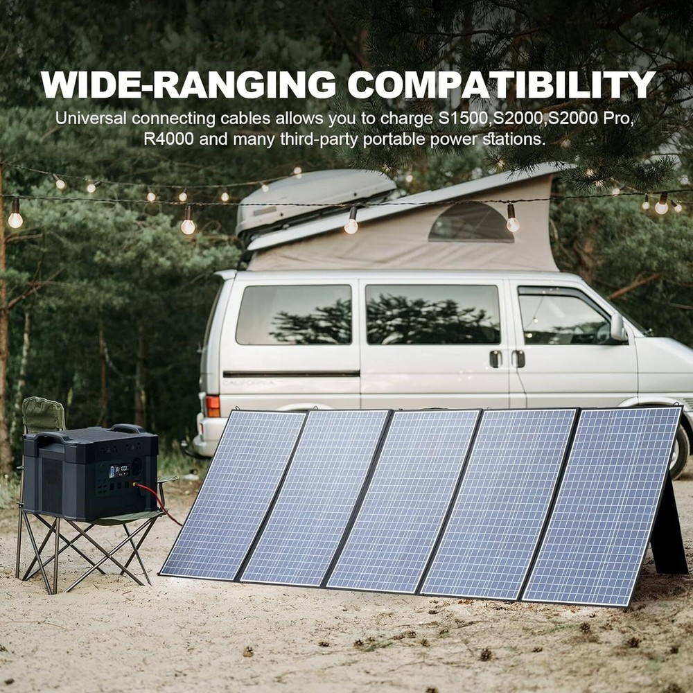 ALLPOWERS SP037 400W Portable Solar Panel Waterproof Foldable For Power Station