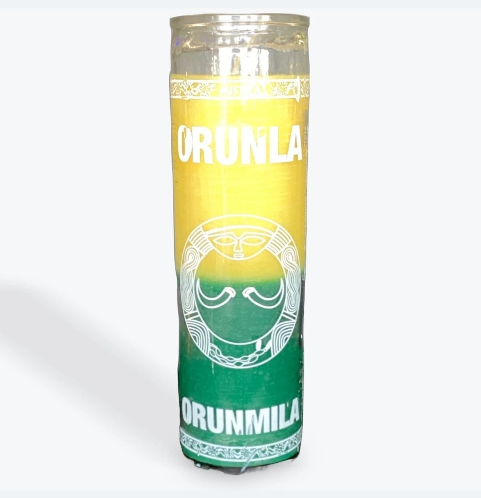 Orula Yellow And Green Candle