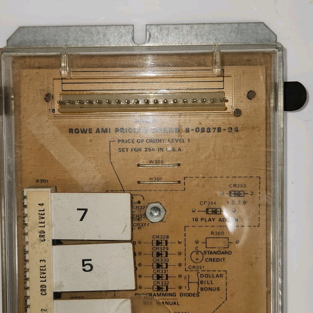 Rowe Ami Pricing Board 6-08878-04 Untested