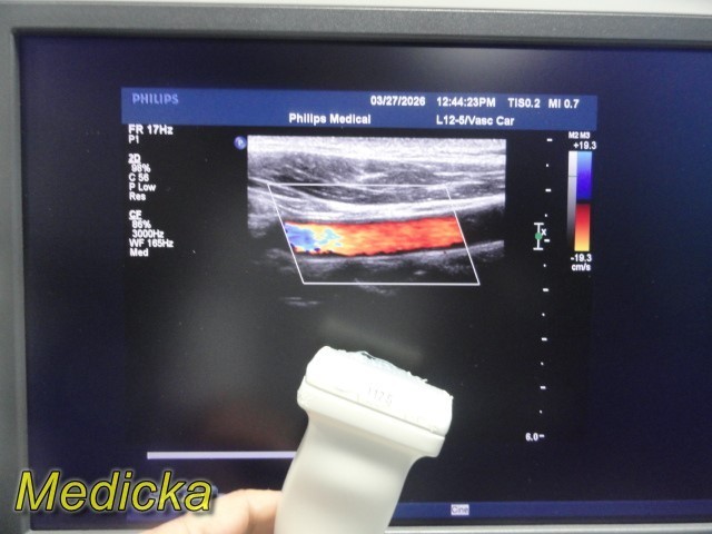 Philips L12-5 Linear Array Ultrasound Transducer *TESTED & WORKING* ~ 39679