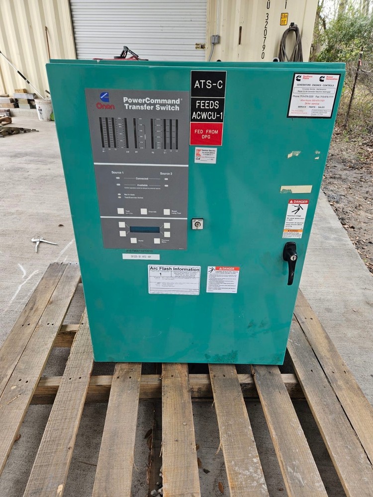 Cummins Automatic Transfer Switch 225 Amp 480V 3P