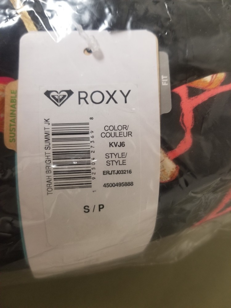 New Roxy Dryflight Torah Bright Summit Jacket.