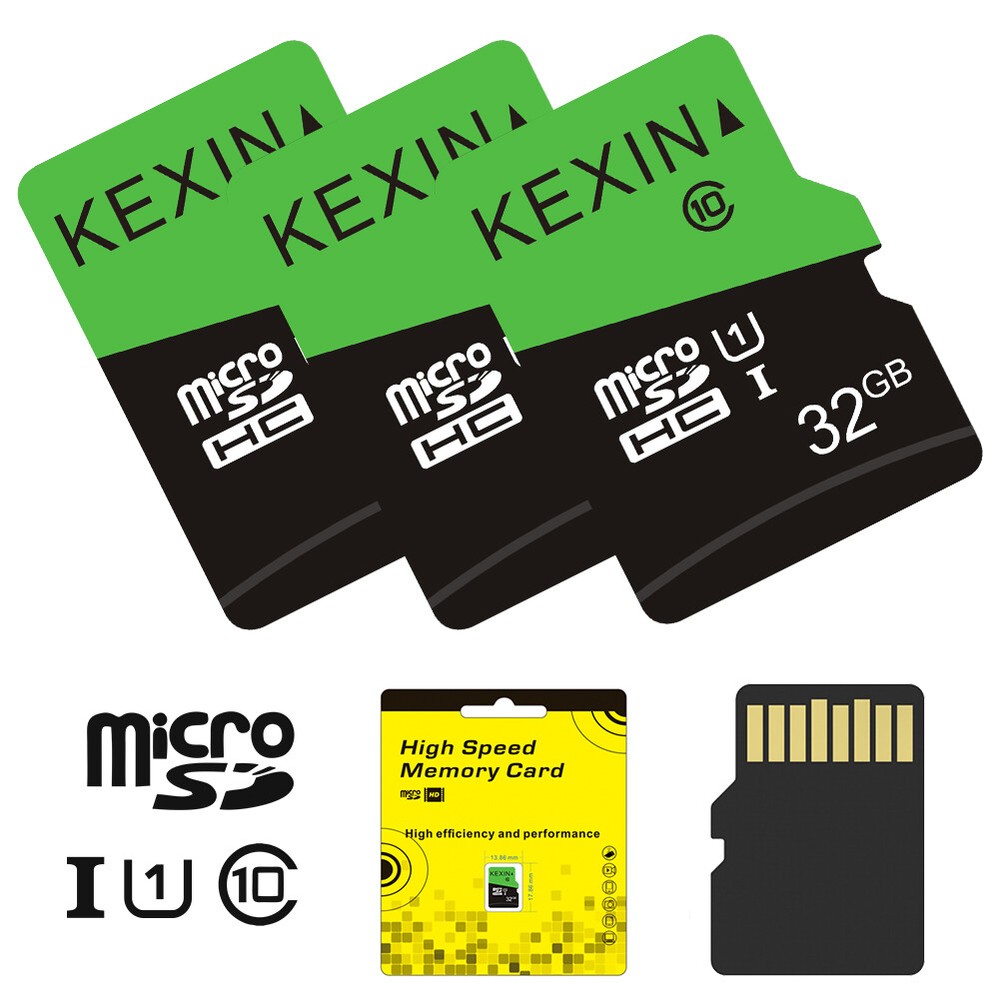 3/6Pack 32GB Micro SD Card SDHC Class 10 Fast Flash Memory Card Storage TF Card