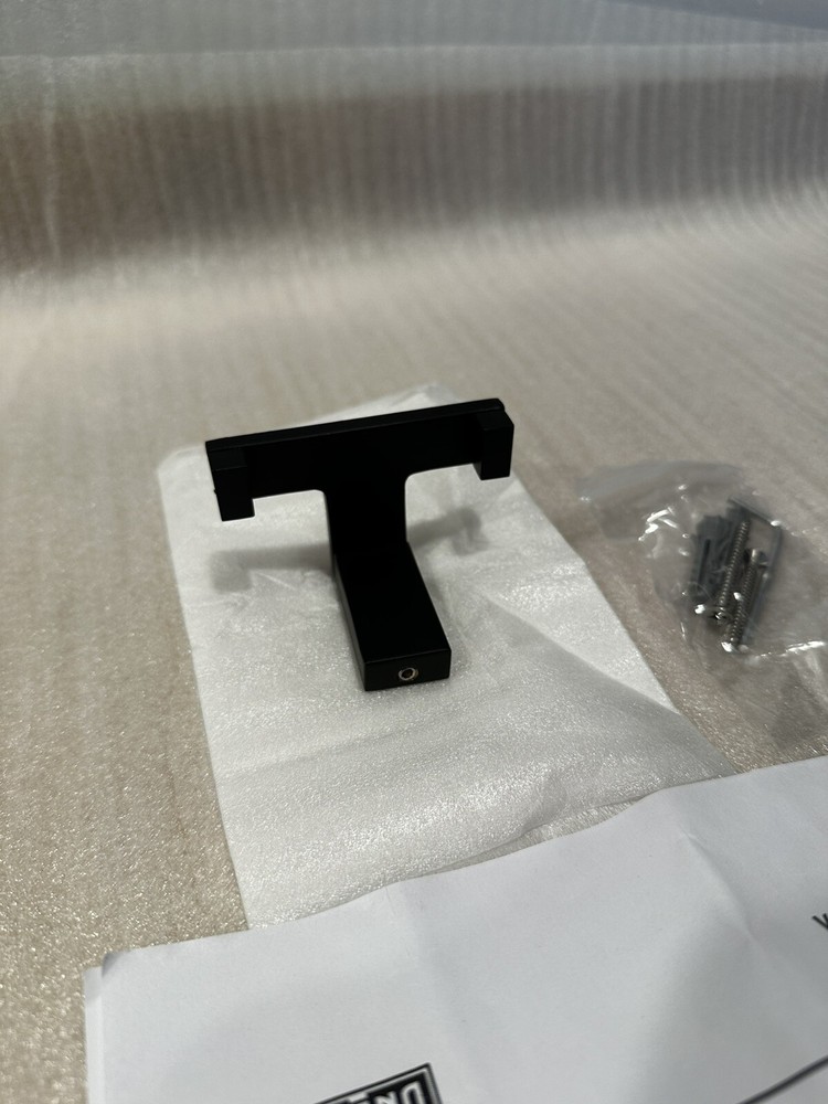 ICO Bath V1225 Erupt double towel hook matte black