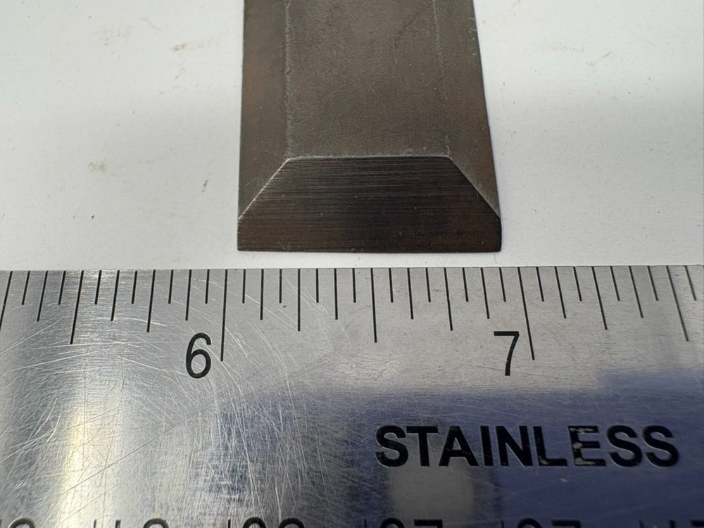 Vintage 1" Beveled Socket Chisel Germany Carving Woodworking Tool