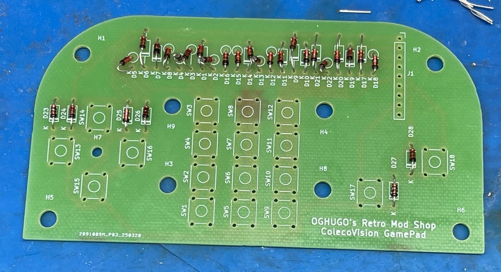 ColecoVision Custom Gamepad Controller Joystick with Working keypad