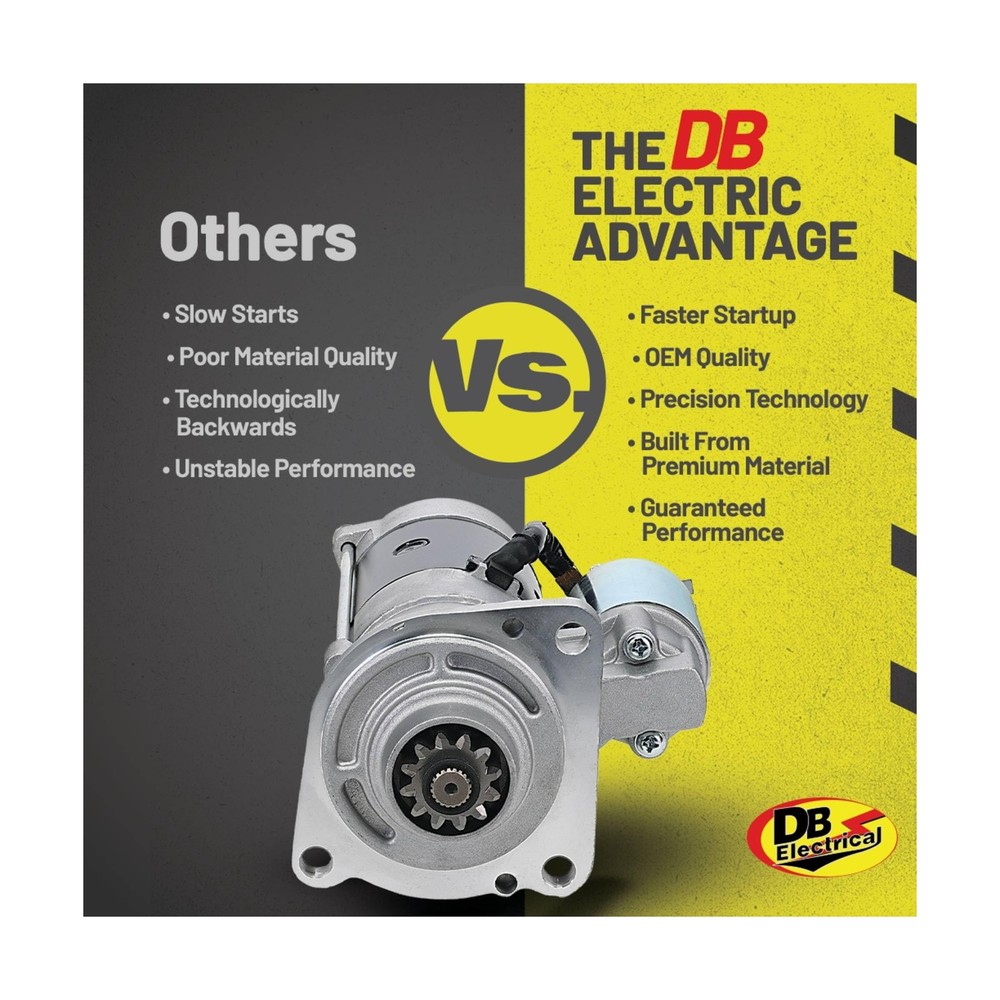 DB Electrical 410-48076 Starter Compatible With/Replacement For Ford E-Series...