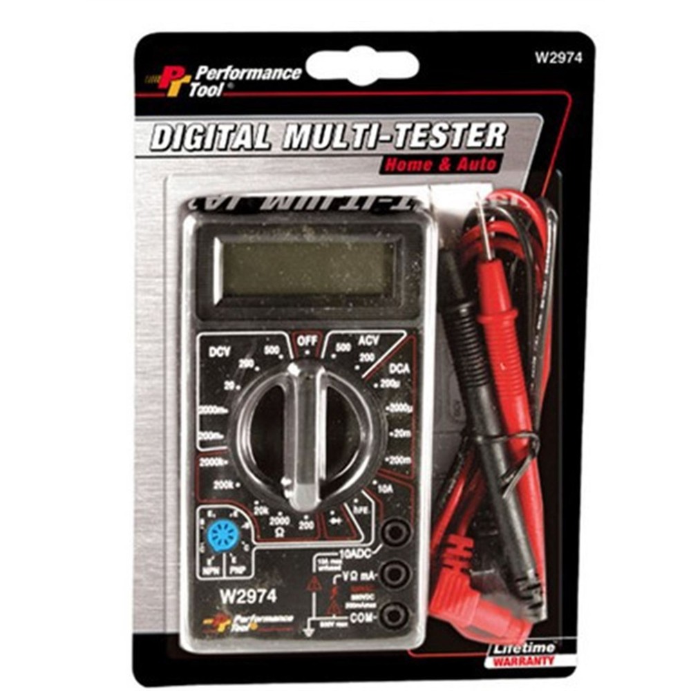 Performance Tool Digital Metric Meter Tester W2974