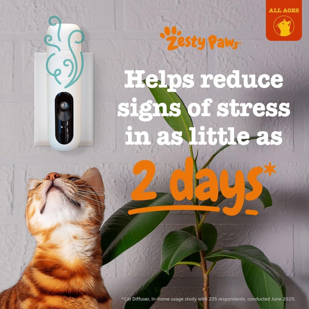 30 Day Cat Pheromones Calming Diffuser Plug-in Starter Kit - Cat Calming Diff...