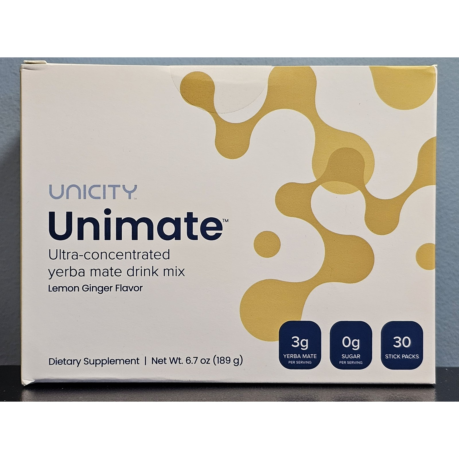 Unicity Unimate Lemon Flavor Packs - 30 Counts