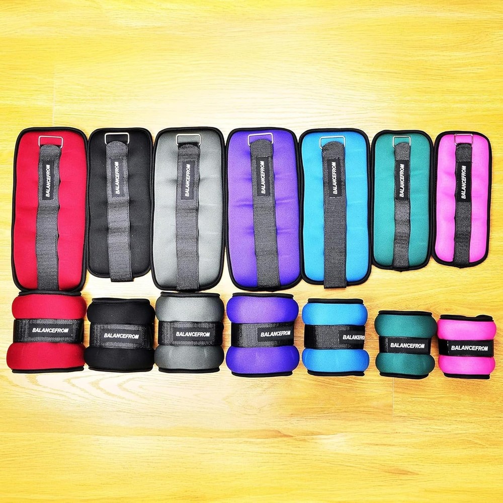 Durable 6LBS Ankle Weights for Aerobics & Core Training – Adjustable Convenience