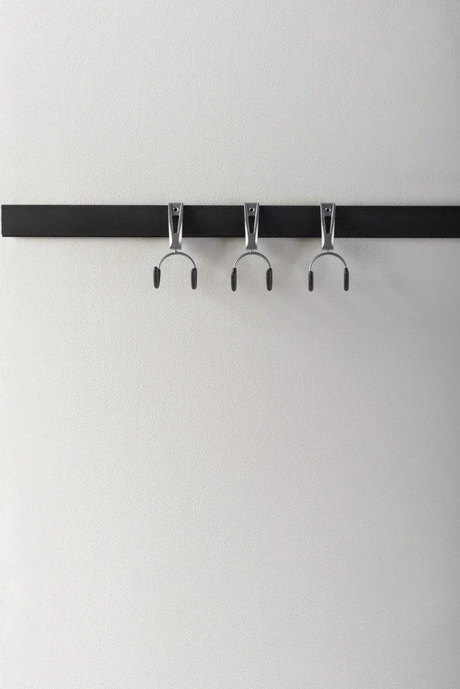 Garage FastTrack Rail Compact Hook Bundle, 3-Pack, Satin Nickel