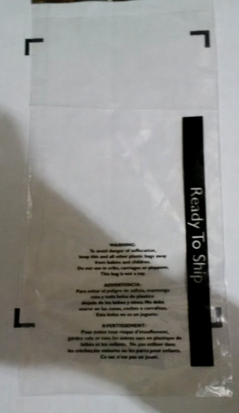 500/CS 24x30 Suffocation Warning Bags Clear, Permanent Seal with "Ready To Ship"