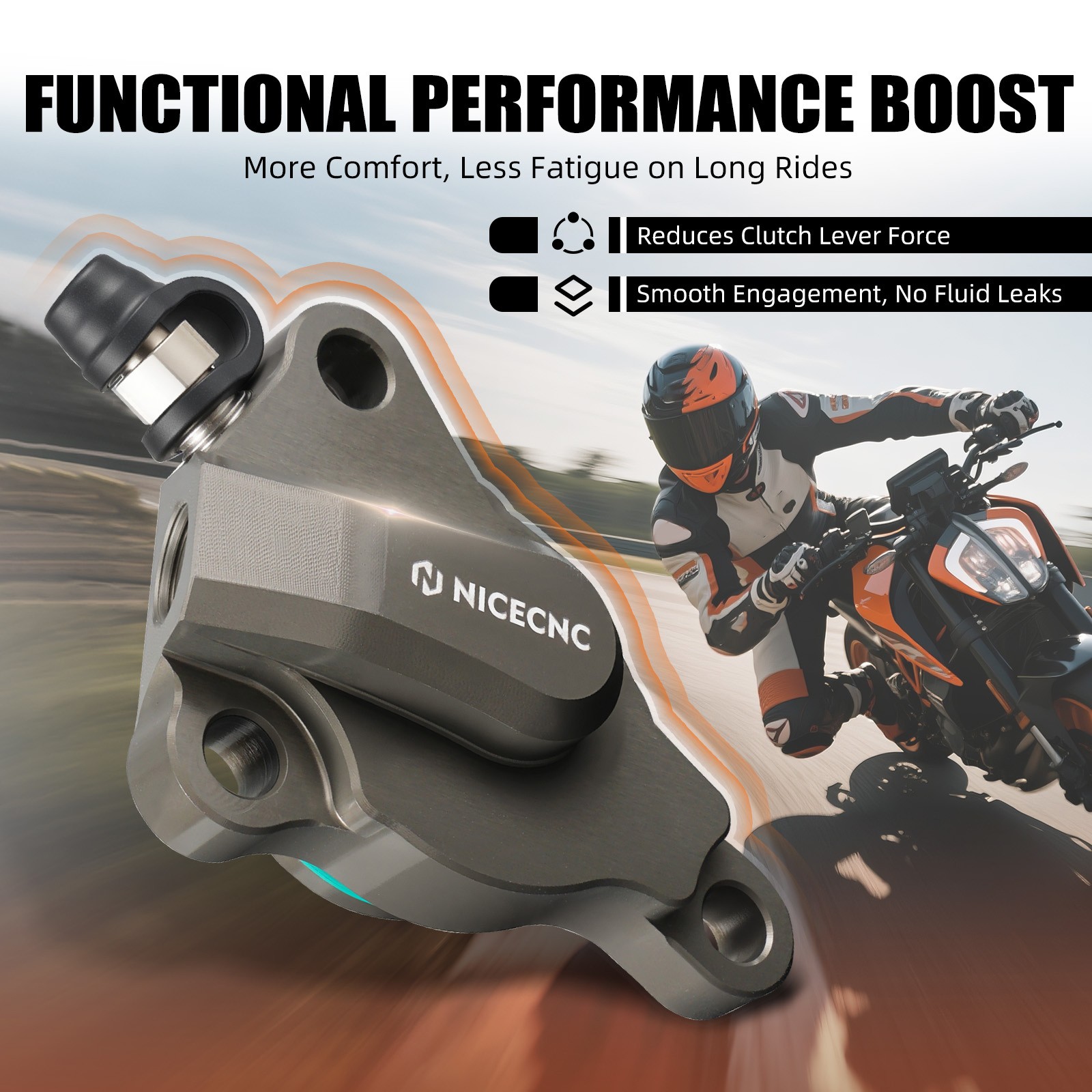 NICECNC Clutch Slave Cylinder Kit For KTM EXC 250 RACING 01-04 SX 85/65 03-12