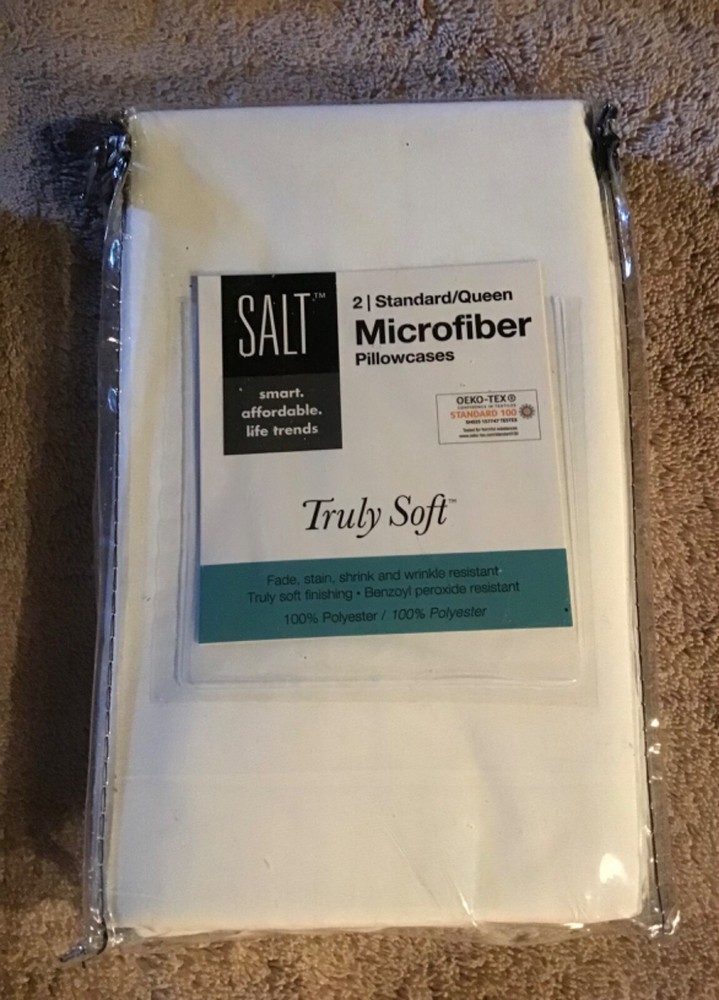 Pillowcases Queen/standard Microfiber SALT Lot